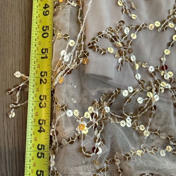 NWOT Long Sequin Gown Dress - Picture 7 of 8